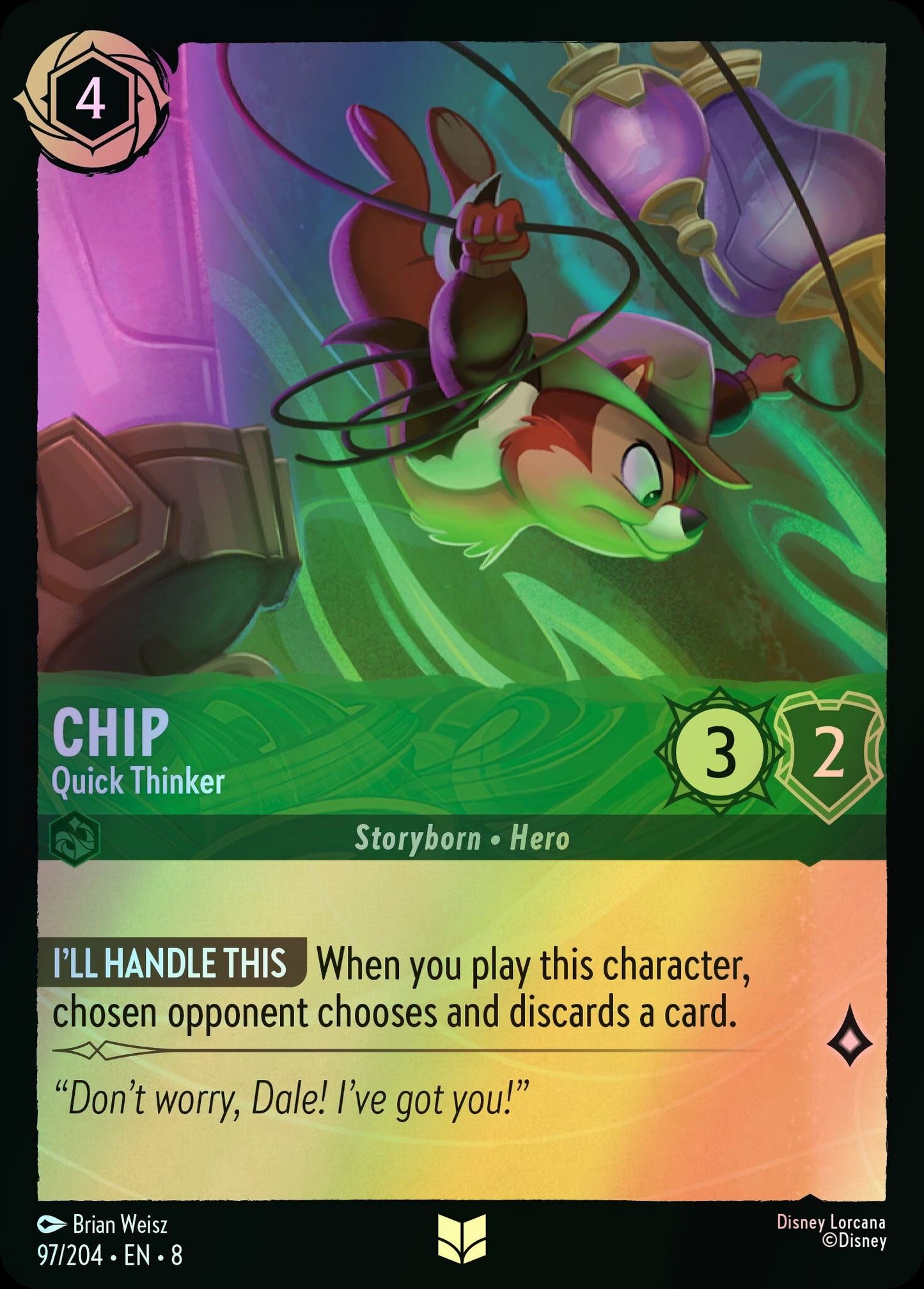 Chip, Quick Thinker (8) #97 [EN/F]