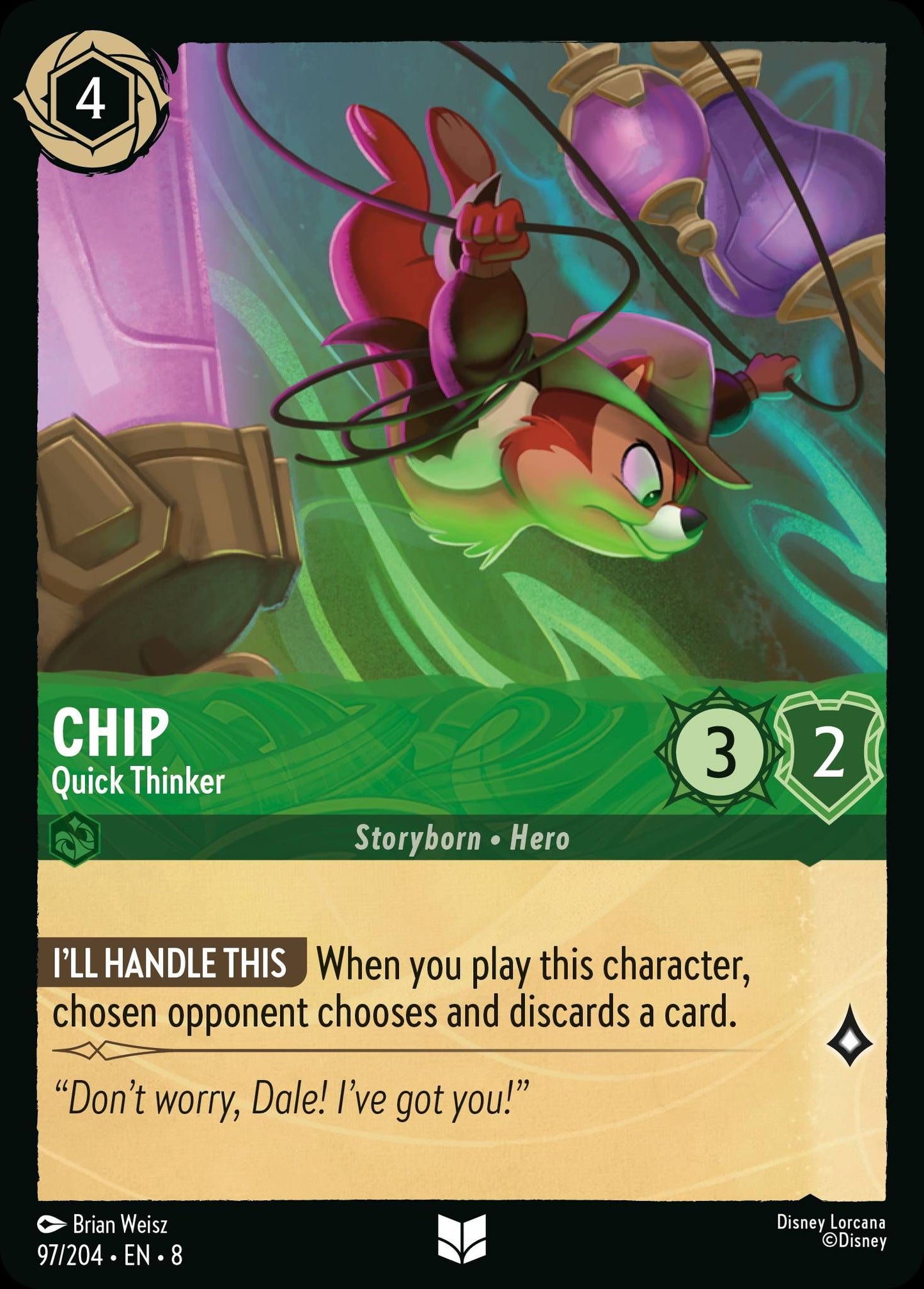 Chip, Quick Thinker (8) #97 [EN/N] s/o