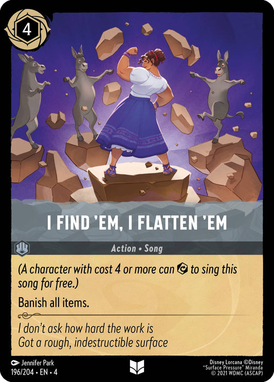 I Find 'Em, I Flatten 'Em (4) #196 [EN/N]