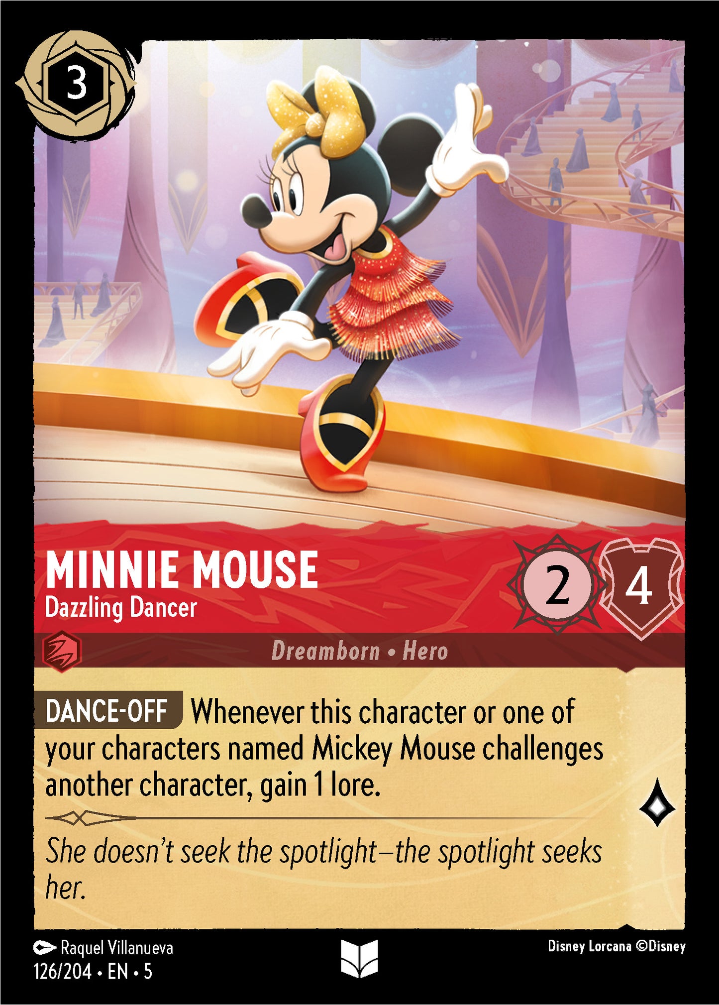 Minnie Mouse, Dazzling Dancer (5) #126 [EN/N] s/o