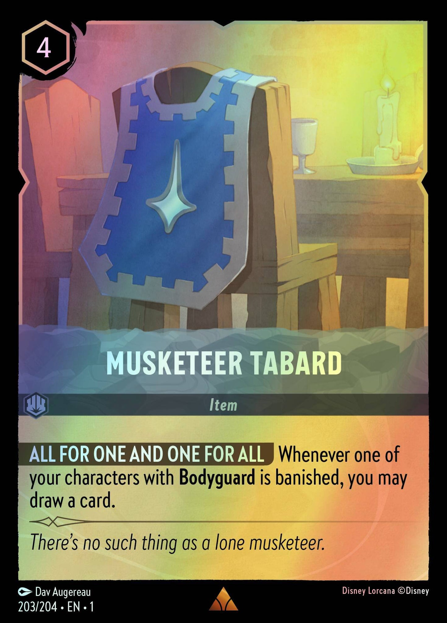 Musketeer Tabard (1) #203 [EN/F] s/o