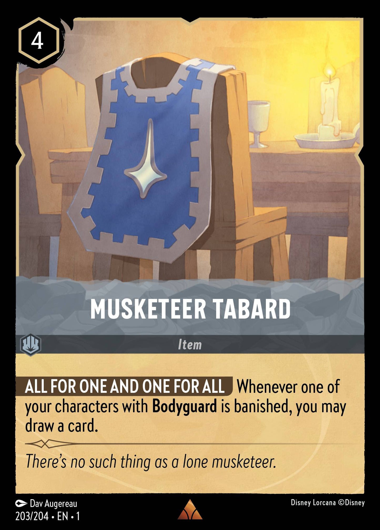 Musketeer Tabard (1) #203 [EN/N] s/o