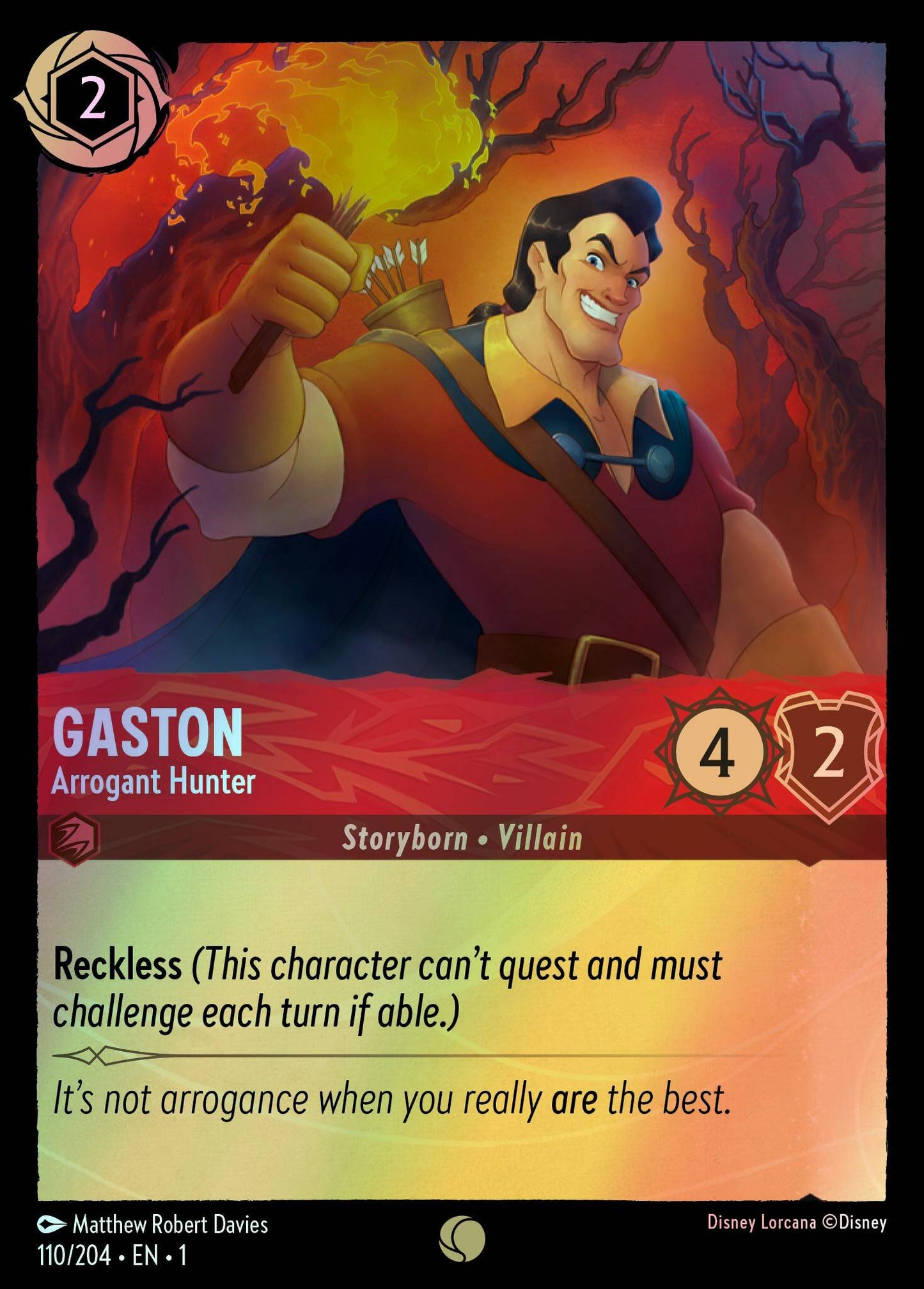 Gaston, Arrogant Hunter (1) #110 [EN/F] s/o