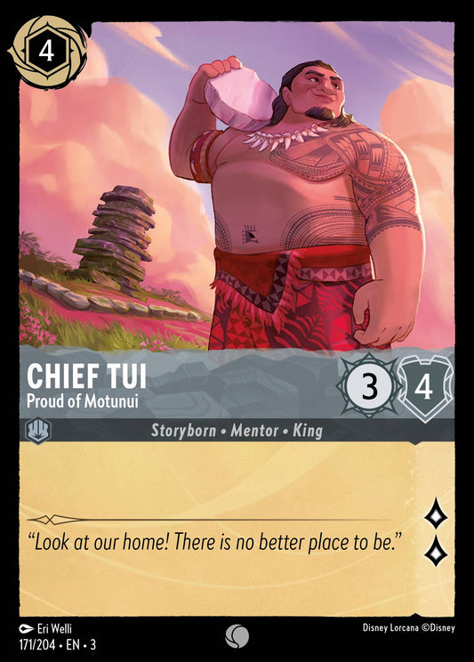 Chief Tui, Proud of Motunui (3) #171 [EN/N] s/o