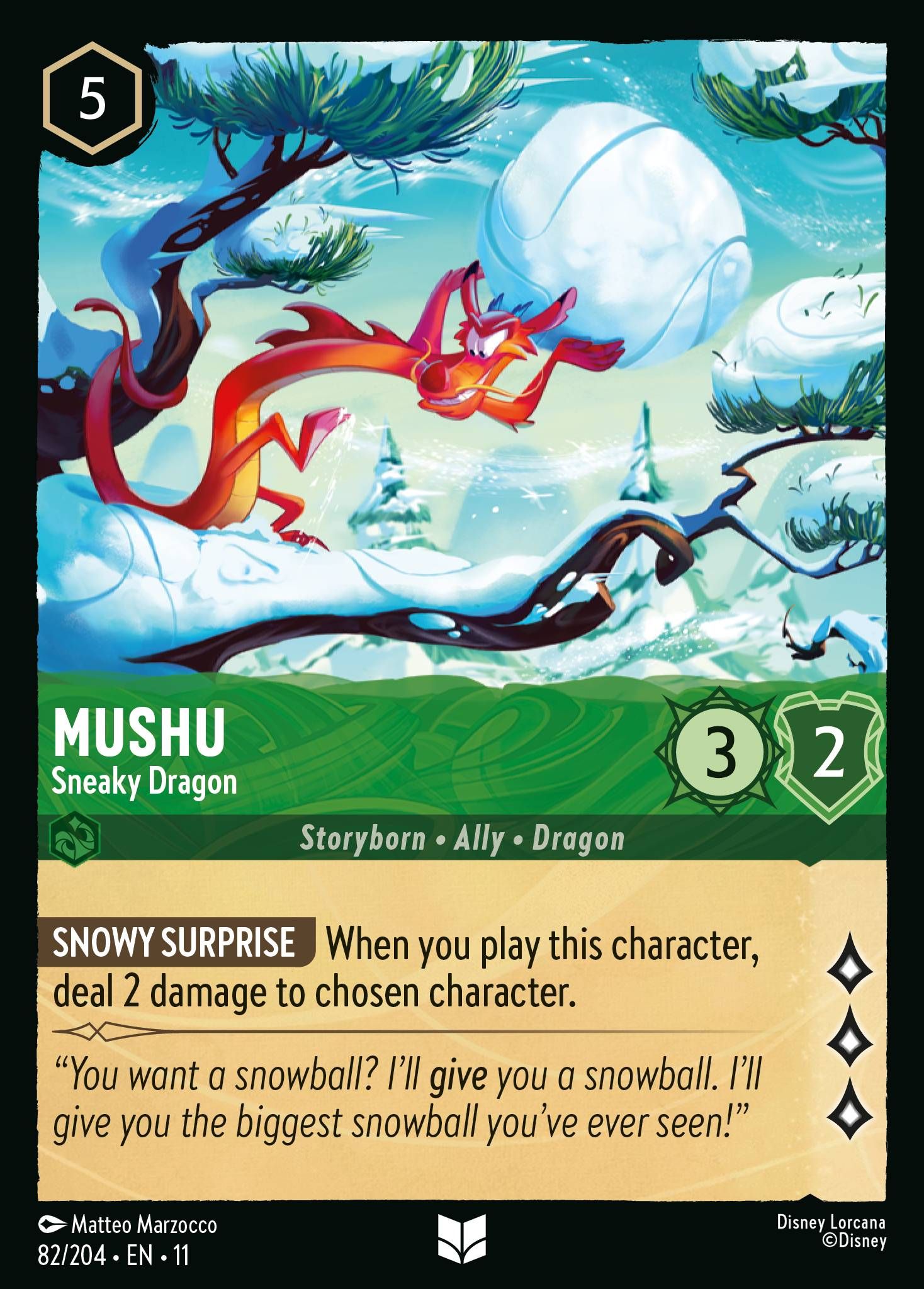 Mushu, Sneaky Dragon (11) #82 [EN/N]