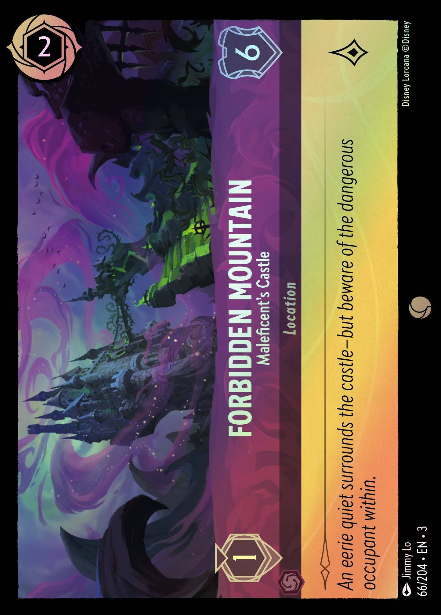 Forbidden Mountain, Maleficent's Castle (3) #66 [EN/F] s/o