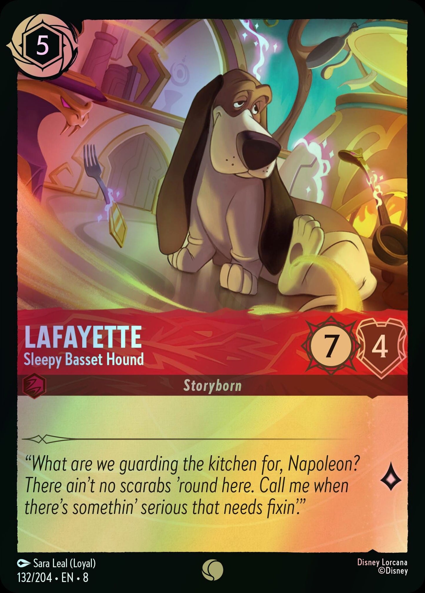 Lafayette, Sleepy Basset Hound (8) #132 [EN/F] s/o
