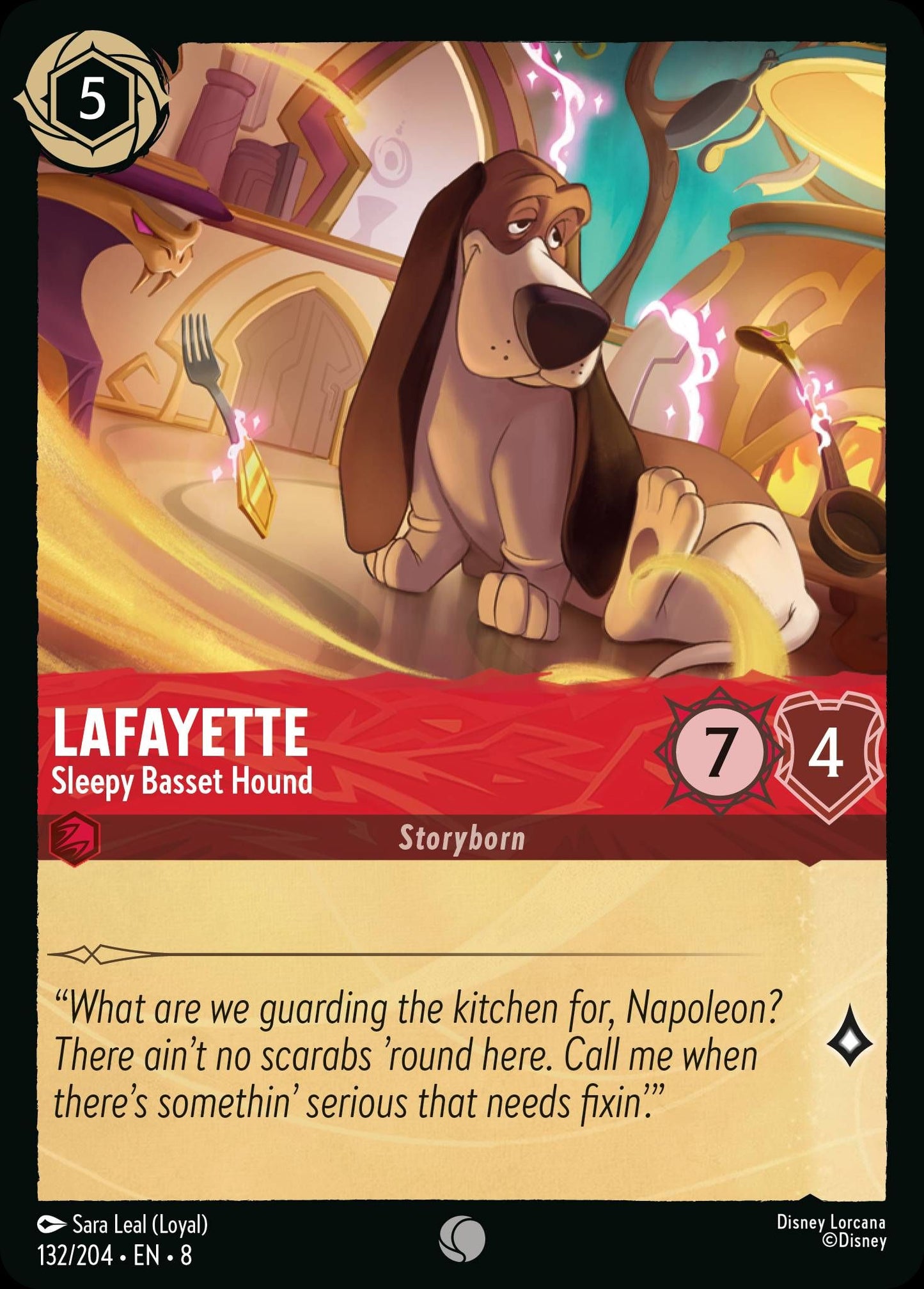 Lafayette, Sleepy Basset Hound (8) #132 [EN/N]