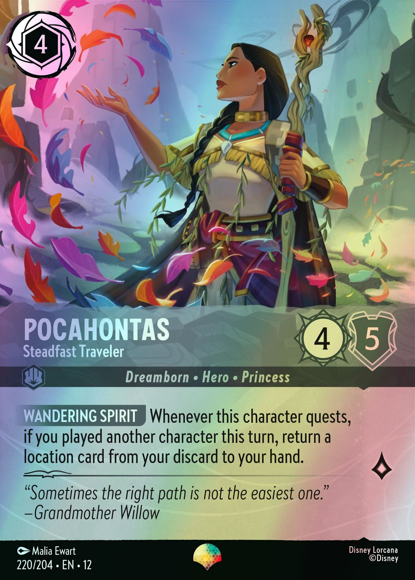 Pocahontas, Steadfast Traveler (12) #220 [EN/F]