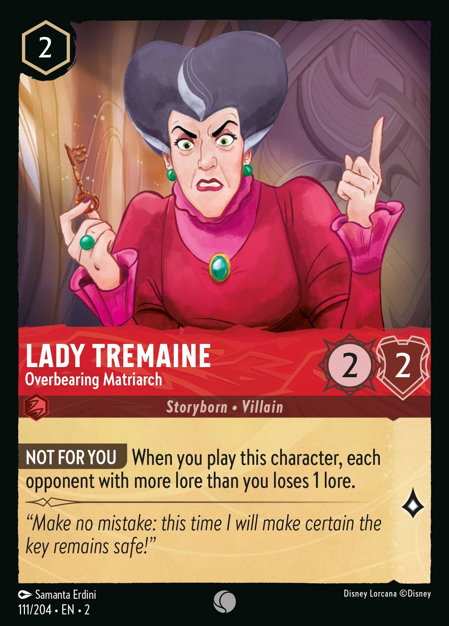 Lady Tremaine, Overbearing Matriarch (2) #111 [EN/N] s/o