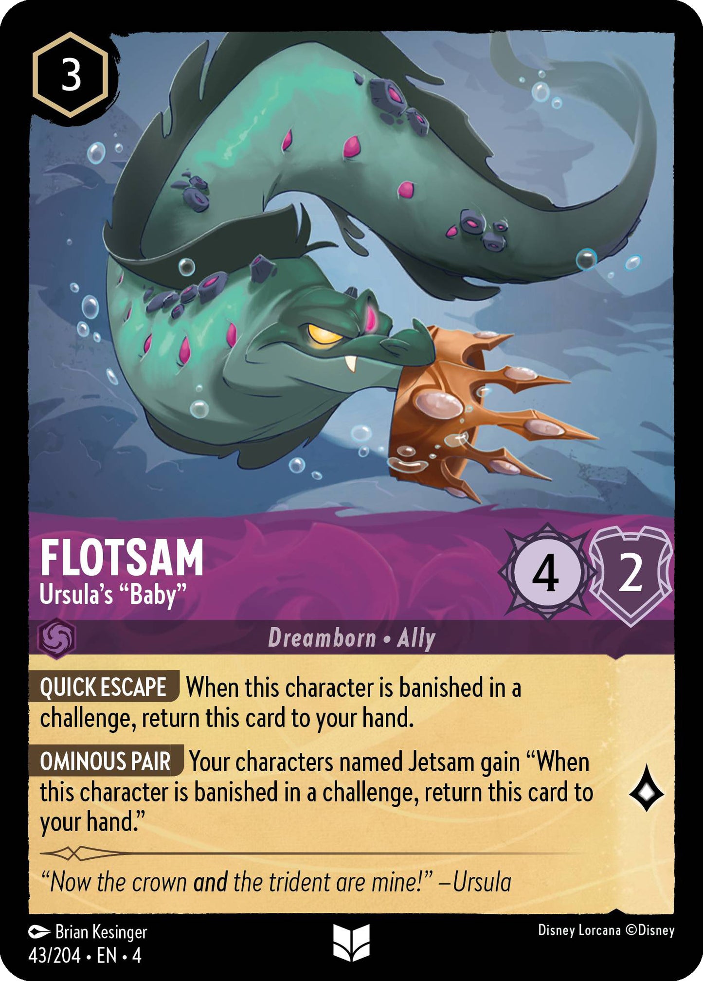 Flotsam, Ursula's "Baby" (4) #43 [EN/N] s/o
