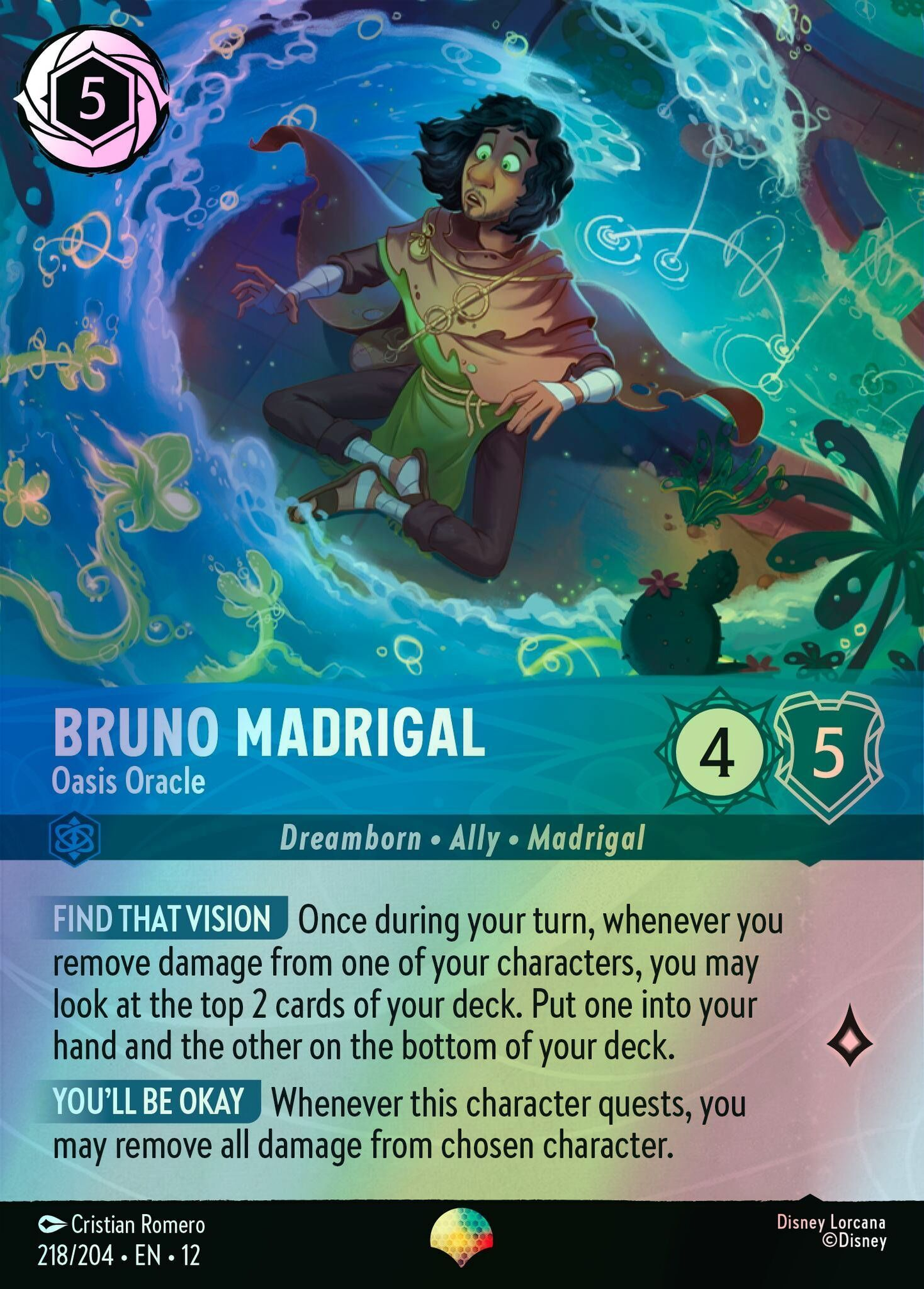 Bruno Madrigal, Oasis Oracle (12) #218 [EN/F]