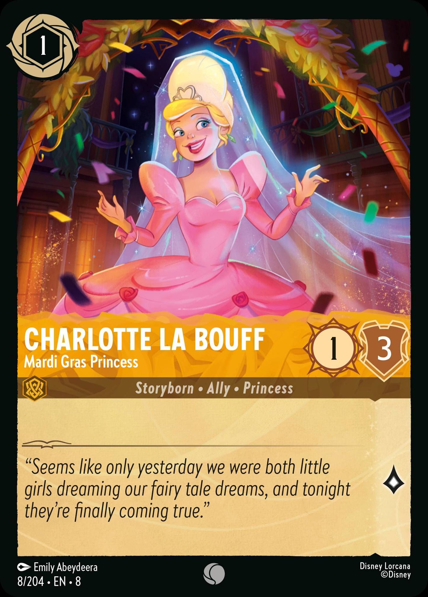 Charlotte La Bouff, Mardi Gras Princess (8) #8 [EN/N] s/o