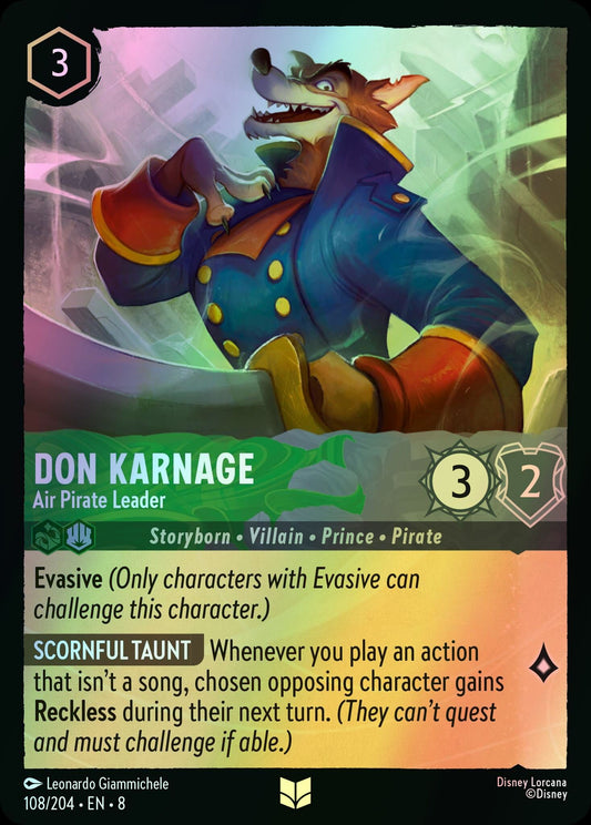 Don Karnage, Air Pirate Leader (8) #108 [EN/F] s/o