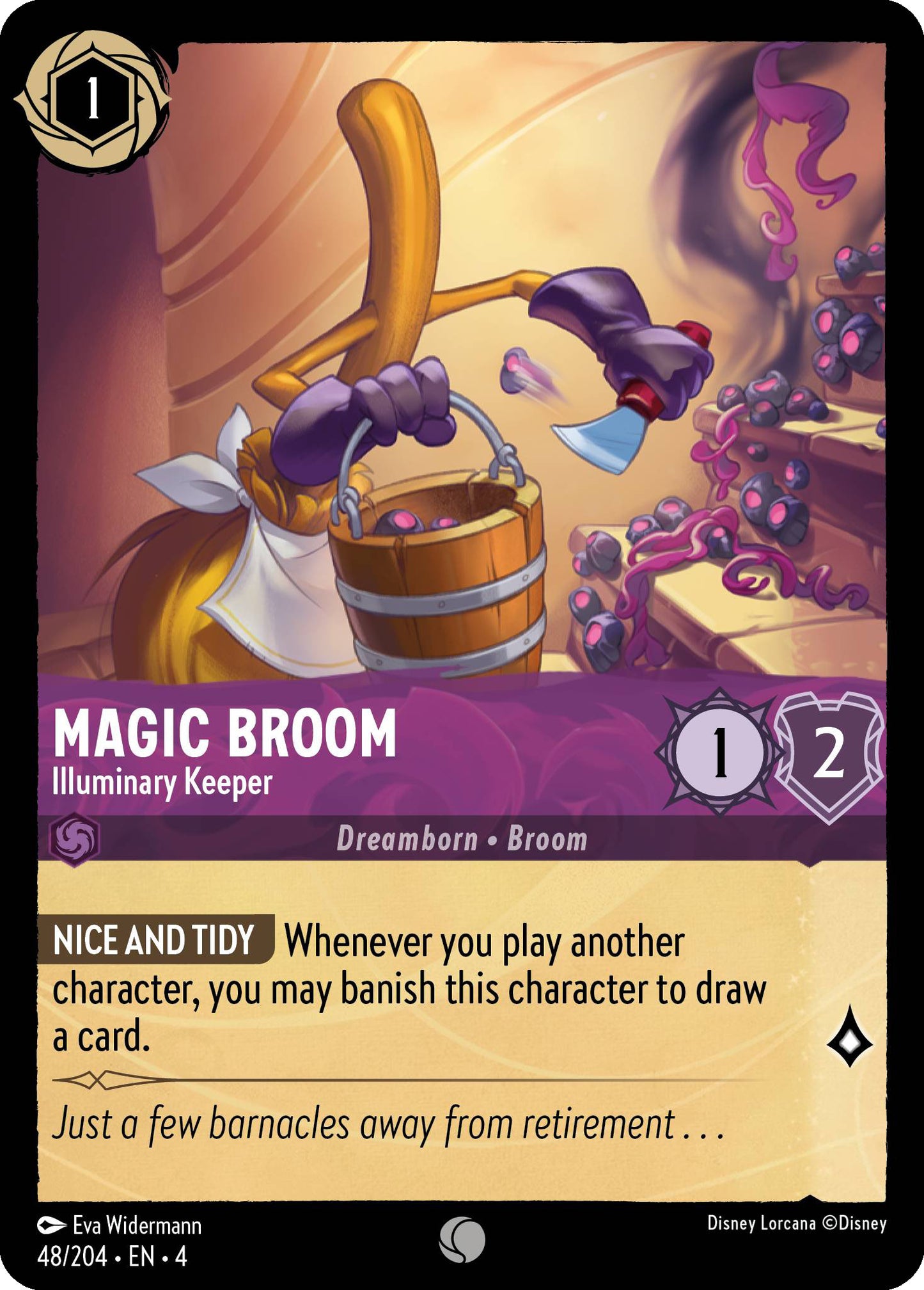 Magic Broom, Illuminary Keeper (4) #48 [EN/N] s/o