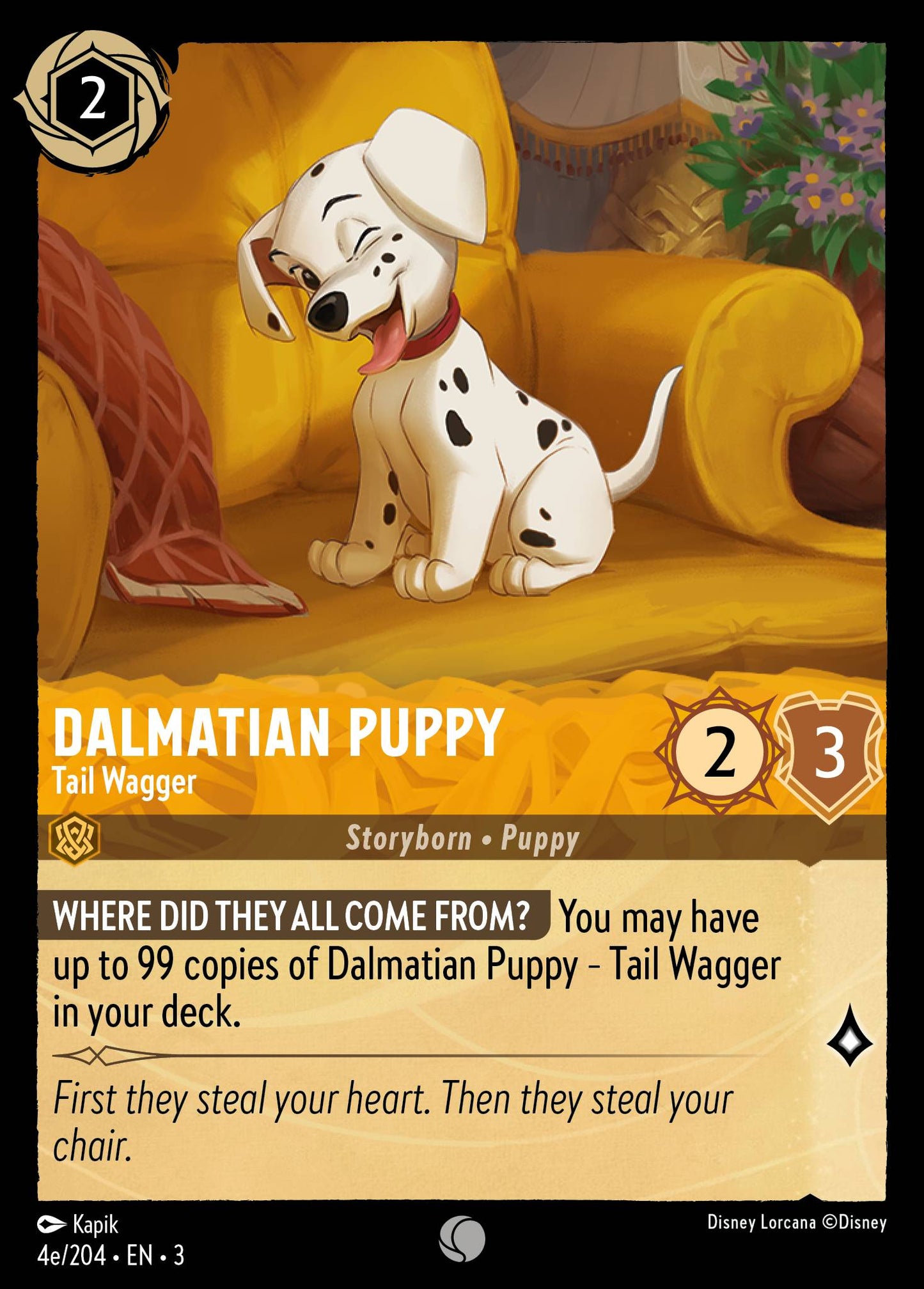 Dalmatian Puppy, Tail Wagger (3) #4e [EN/N] s/o