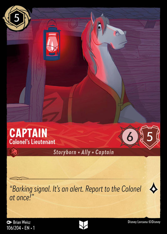 Captain, Colonel's Lieutenant (1) #106 [EN/N] s/o