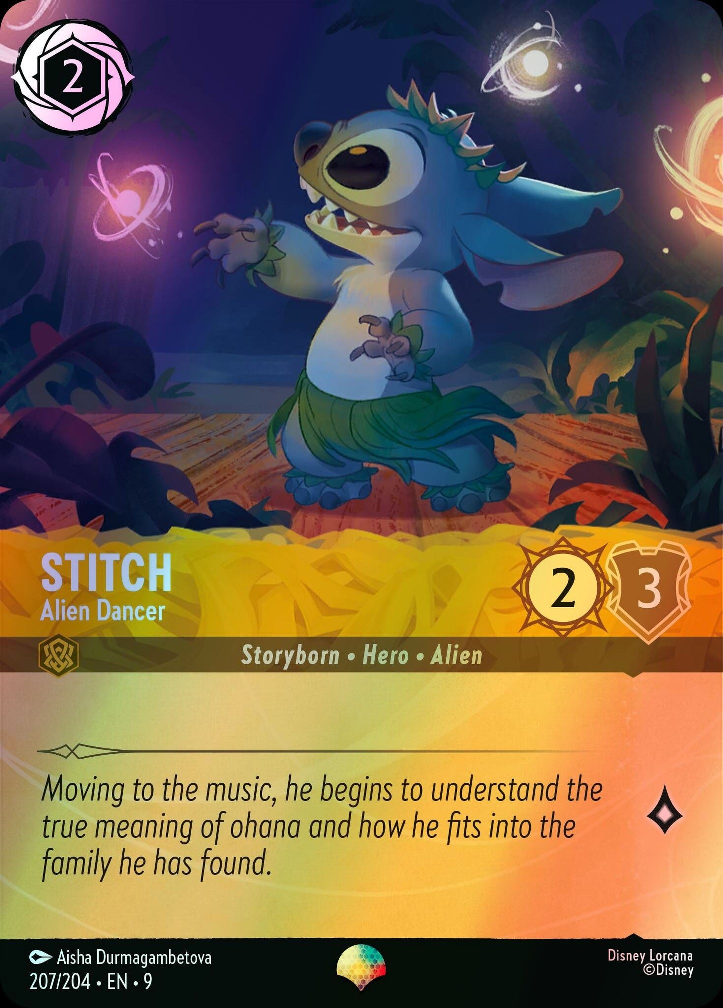 Stitch, Alien Dancer (9) #207 [EN/F] s/o