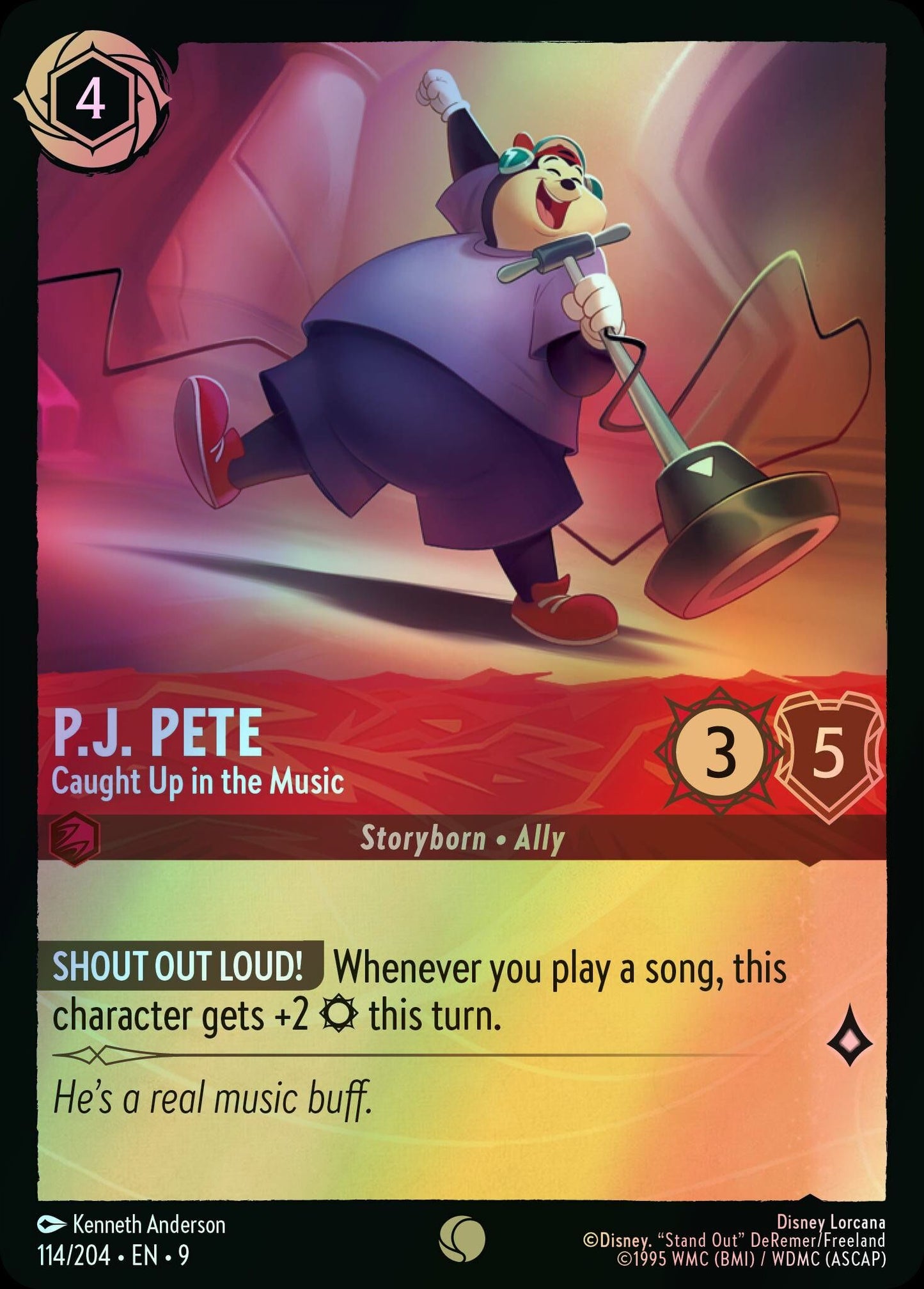P.J. Pete, Caught Up in the Music (9) #114 [EN/F] s/o