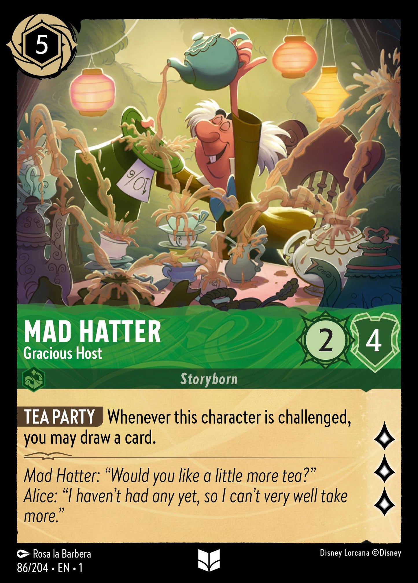 Mad Hatter, Gracious Host (1) #86 [EN/N] s/o