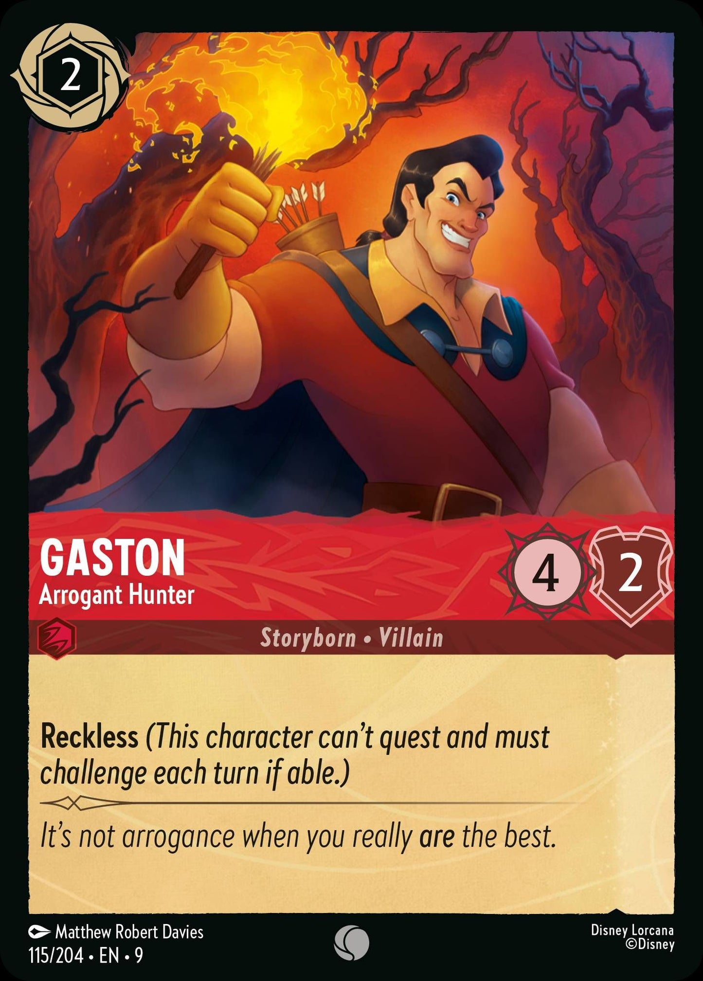 Gaston, Arrogant Hunter (9) #115 [EN/N] s/o