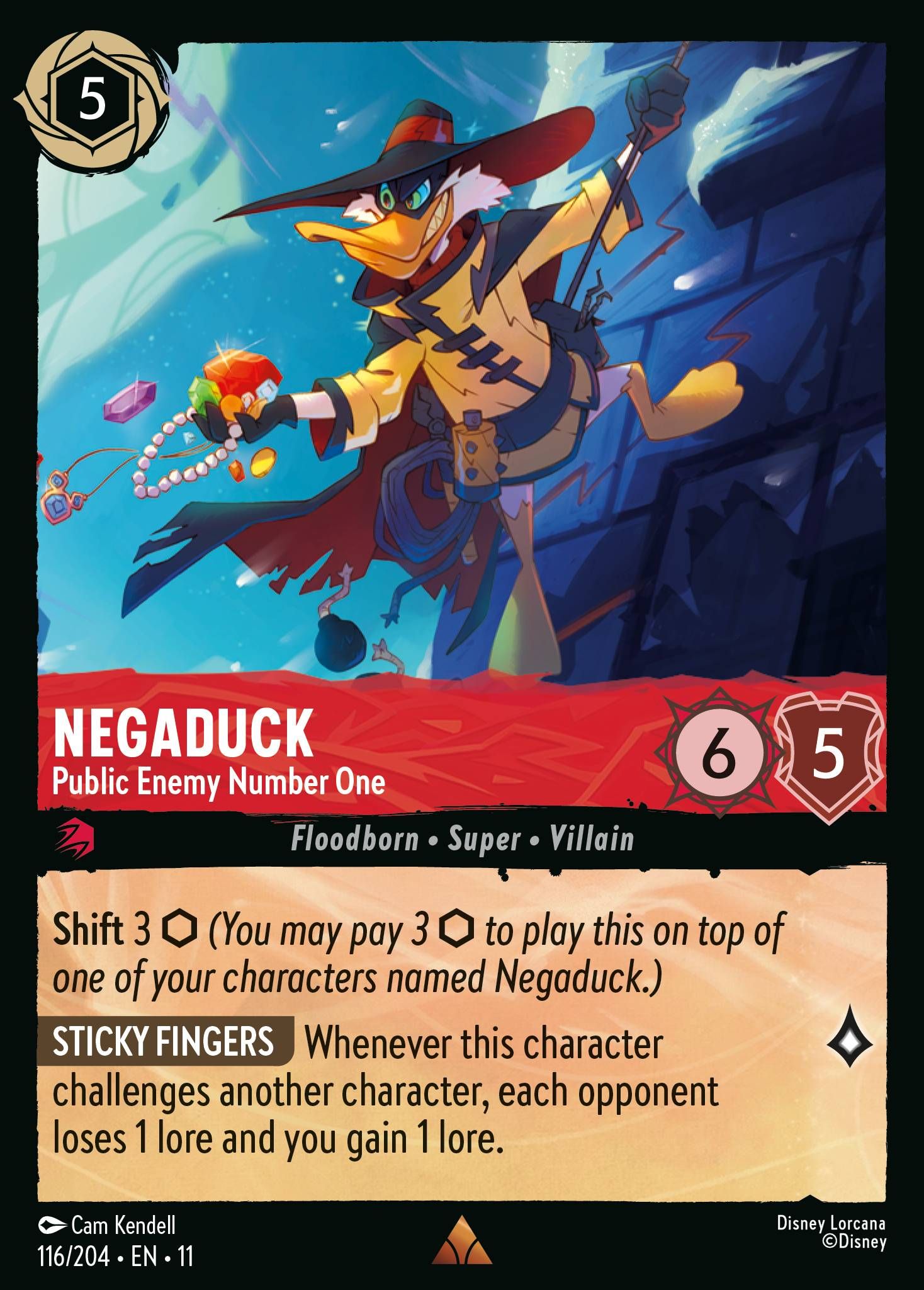 Negaduck, Public Enemy Number One (11) #116 [EN/N]