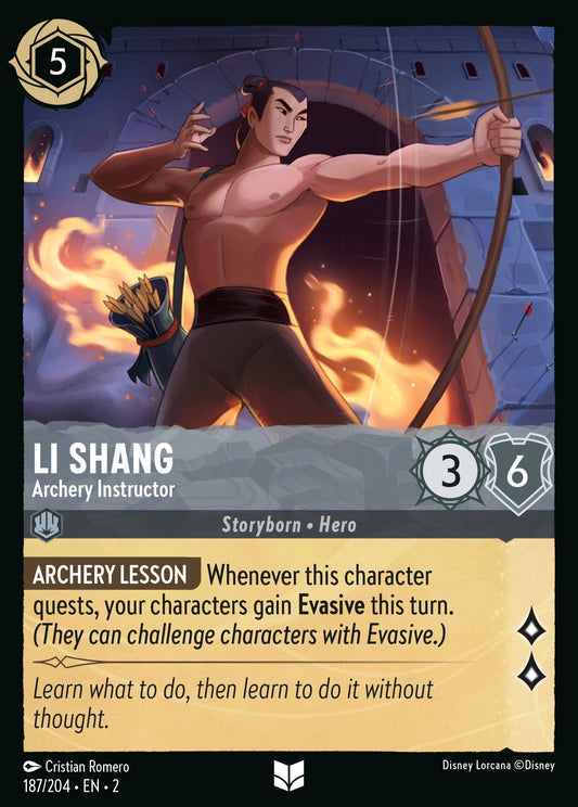 Li Shang, Archery Instructor (2) #187 [EN/N] s/o
