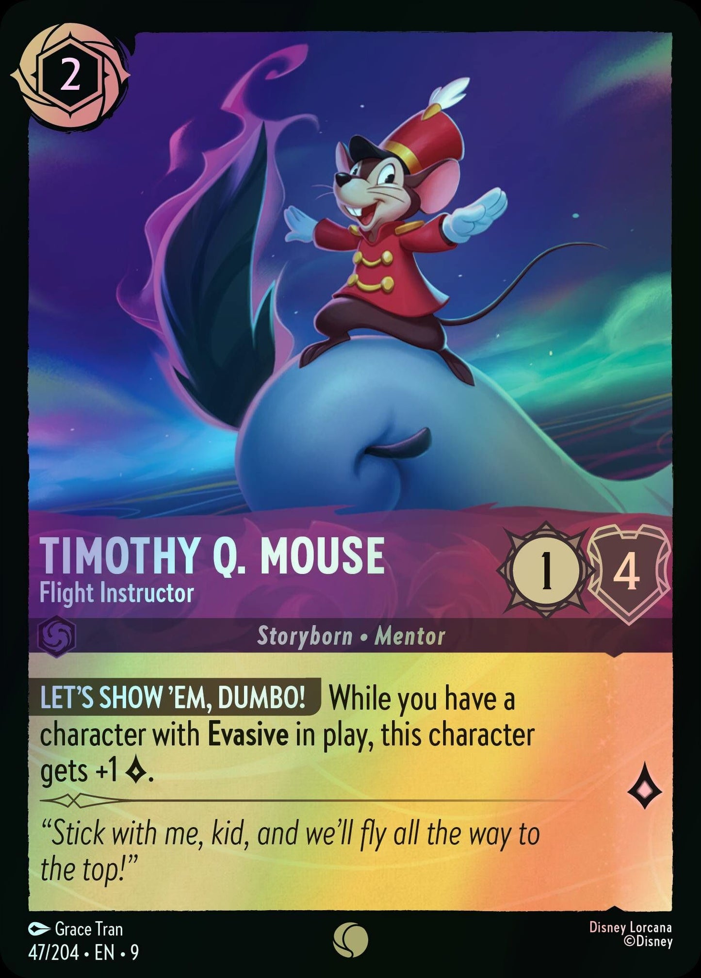 Timothy Q. Mouse, Flight Instructor (9) #47 [EN/F] s/o
