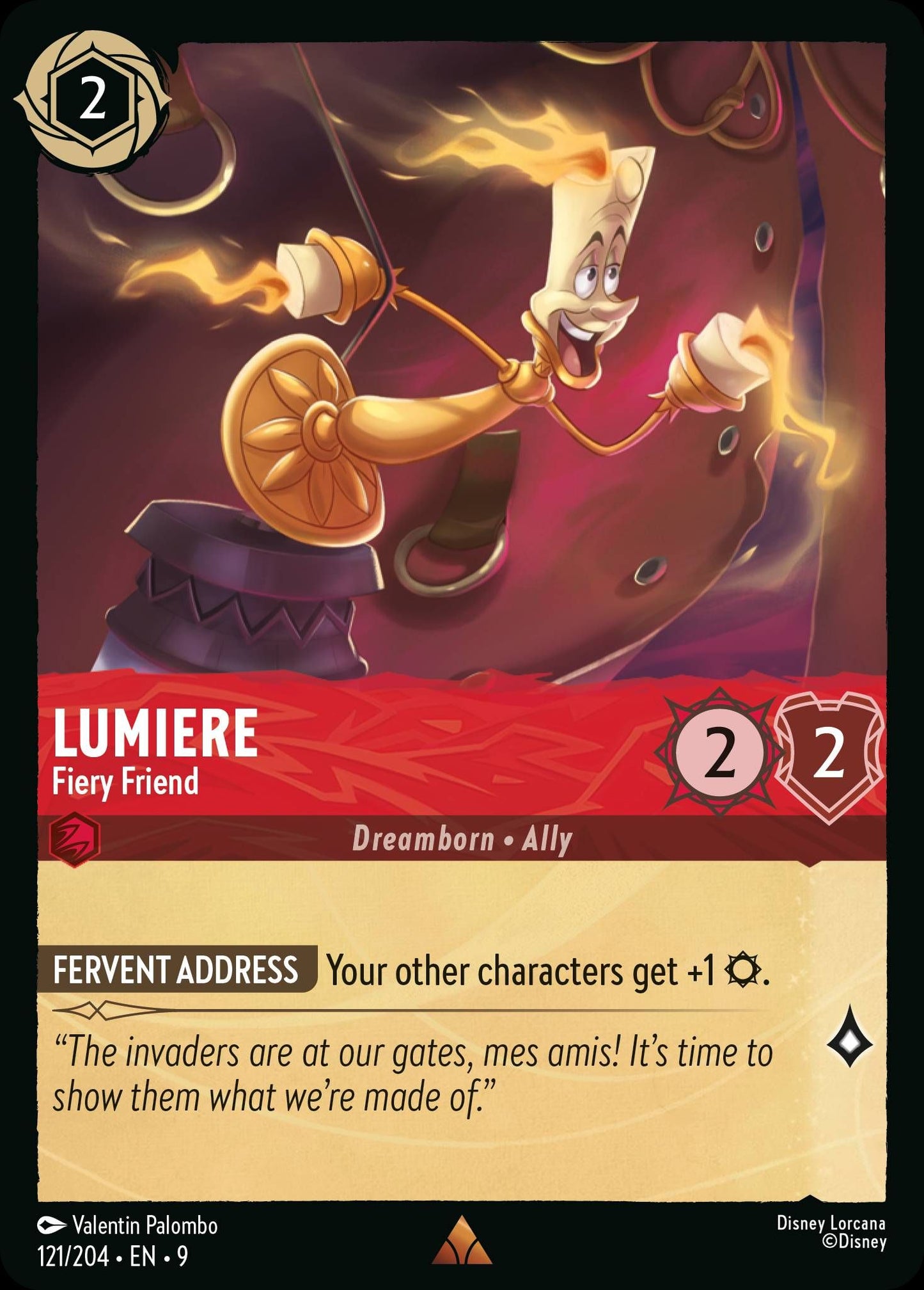Lumiere, Fiery Friend (9) #121 [EN/N] s/o