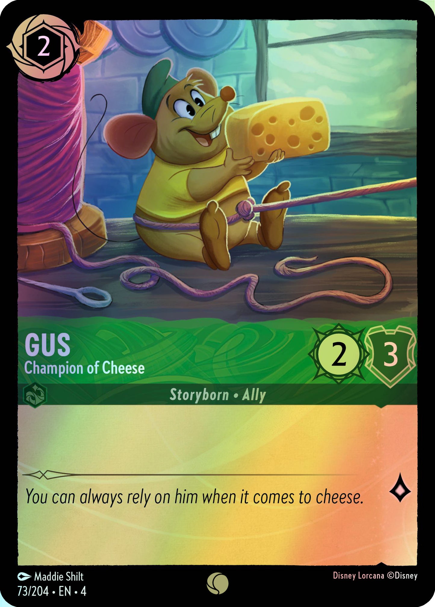 Gus, Champion of Cheese (4) #73 [EN/F] s/o