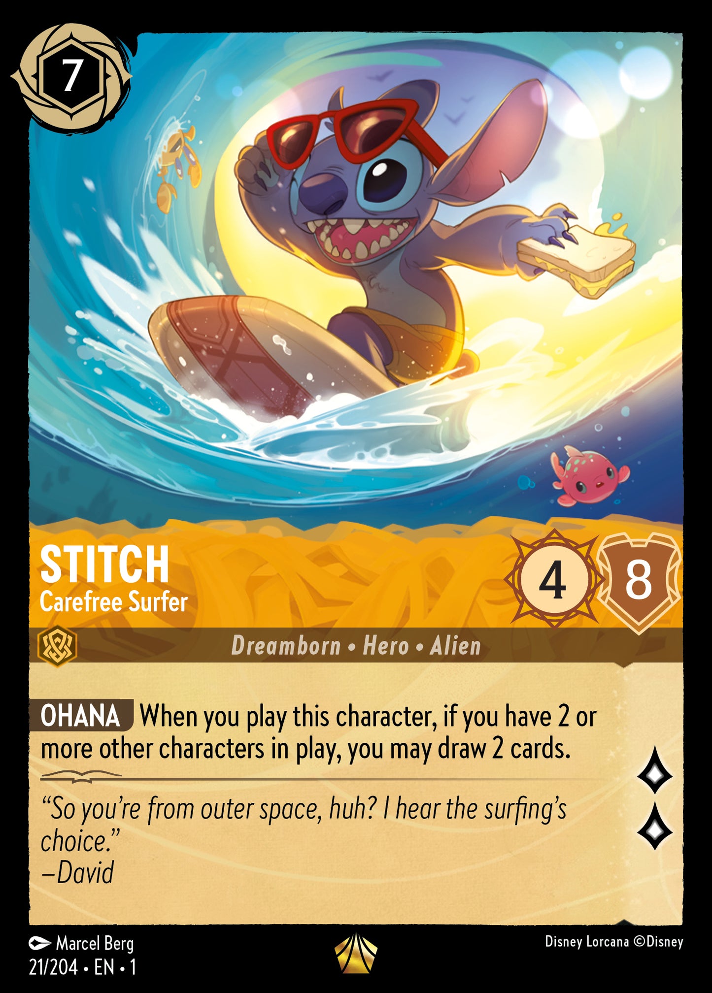 Stitch, Carefree Surfer (1) #21 [EN/N] s/o