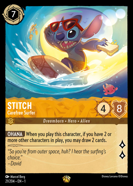 Stitch, Carefree Surfer (1) #21 [EN/N] s/o