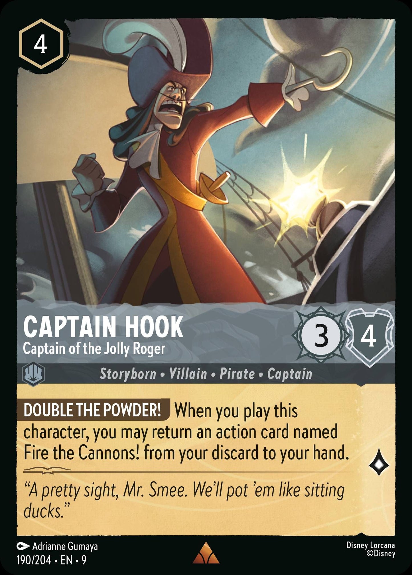 Captain Hook, Captain of the Jolly Roger (9) #190 [EN/N] s/o