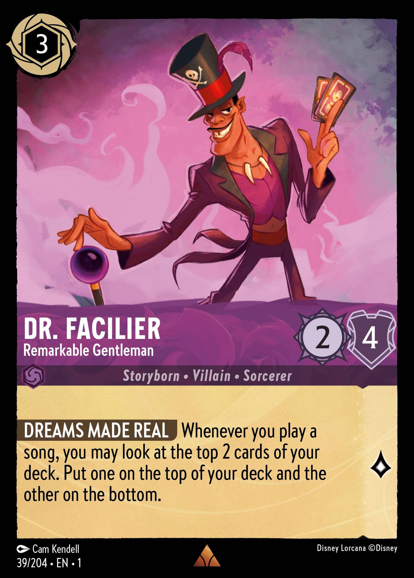 Dr. Facilier, Remarkable Gentleman (1) #39 [EN/N] s/o