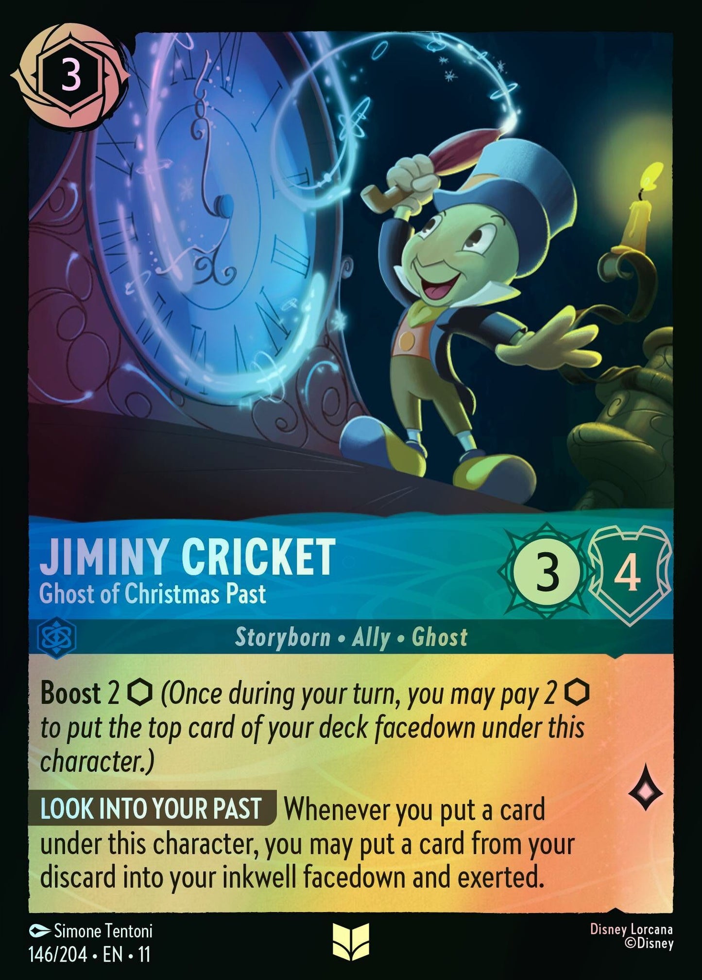 Jiminy Cricket, Ghost of Christmas Past (11) #146 [EN/F]