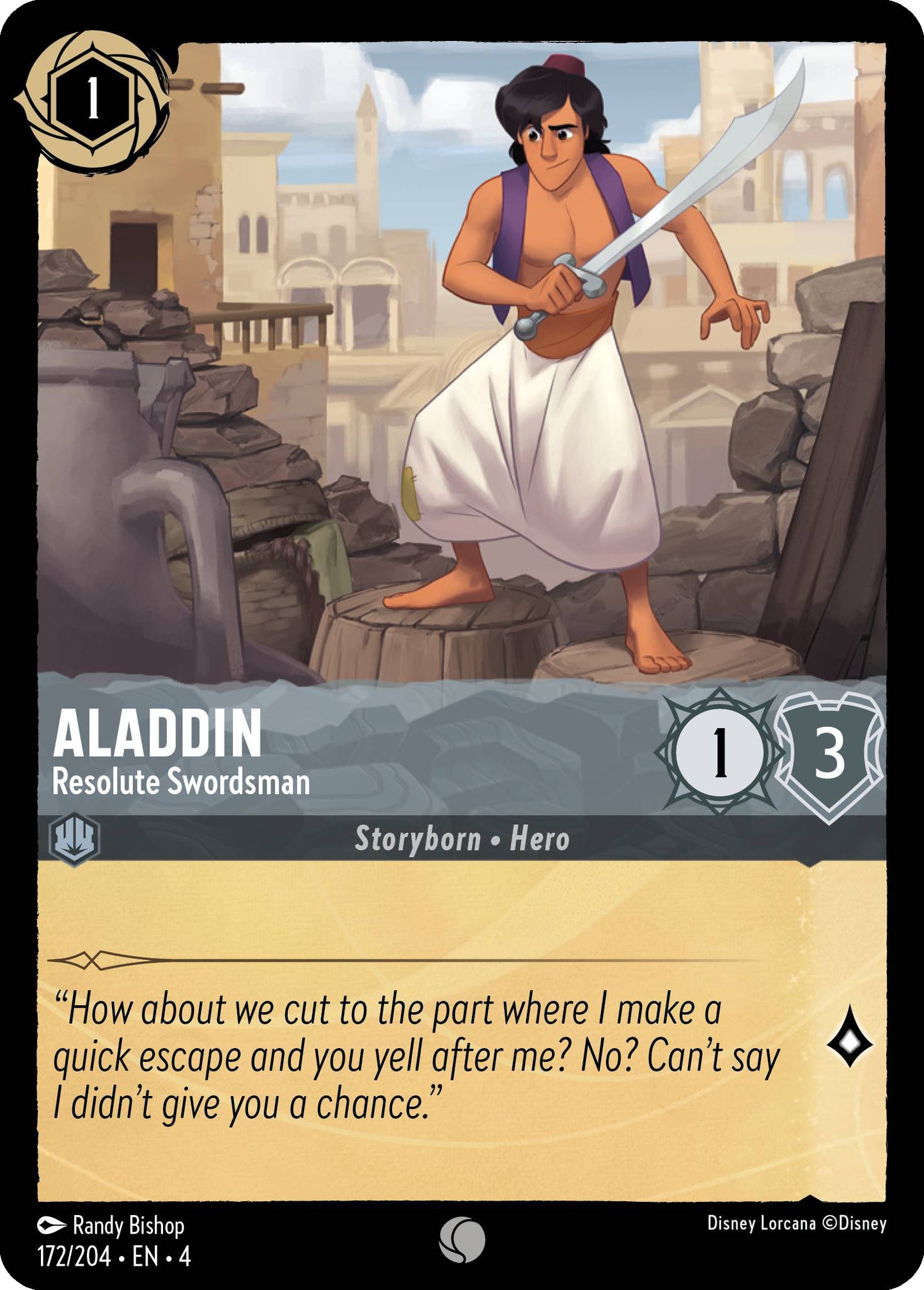 Aladdin, Resolute Swordsman (4) #172 [EN/N]