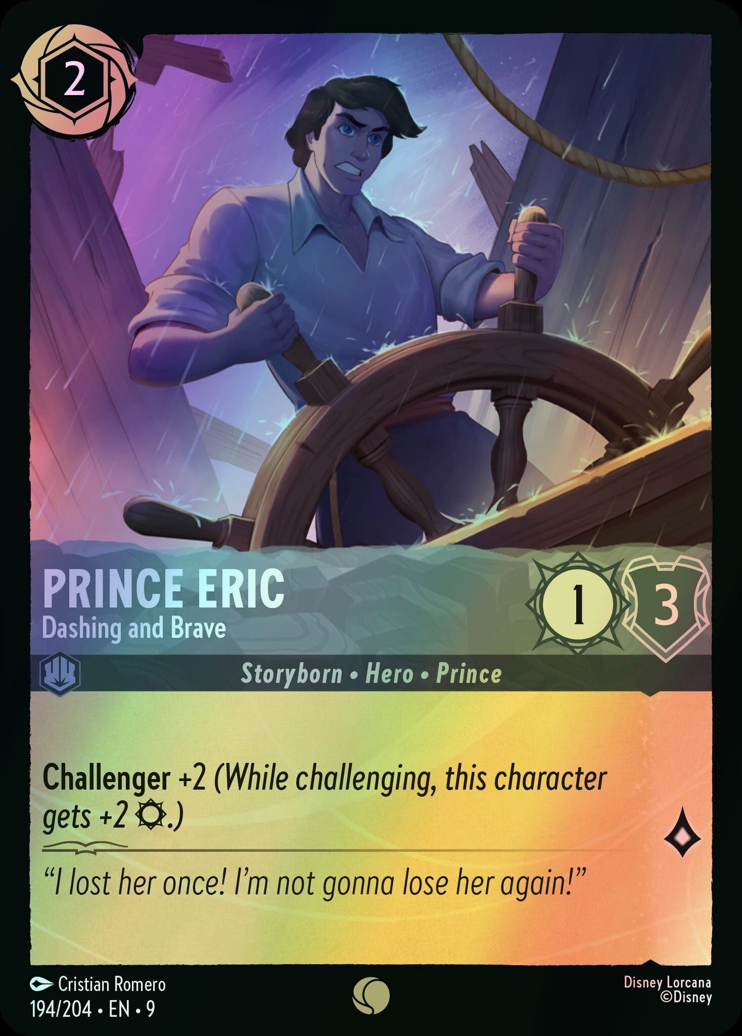 Prince Eric, Dashing and Brave (9) #194 [EN/F] s/o
