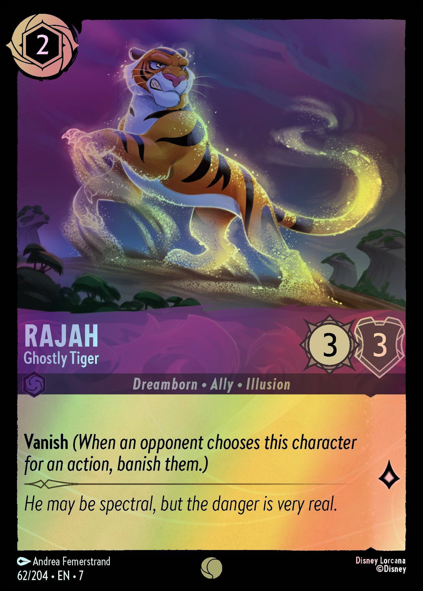 Rajah, Ghostly Tiger (7) #62 [EN/F]