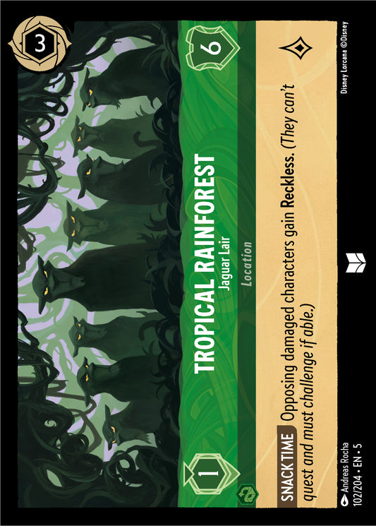 Tropical Rainforest, Jaguar Lair (5) #102 [EN/N] s/o