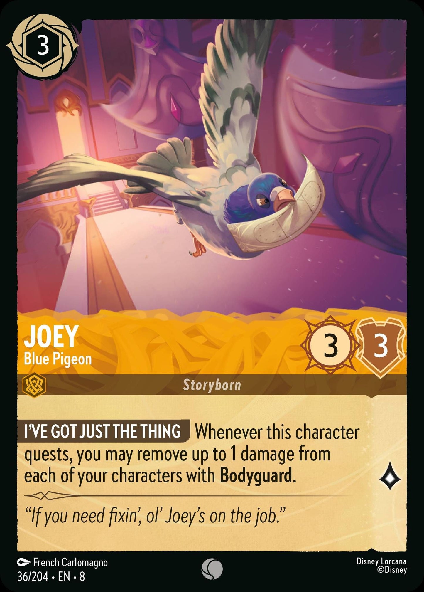 Joey, Blue Pigeon (8) #36 [EN/N] s/o