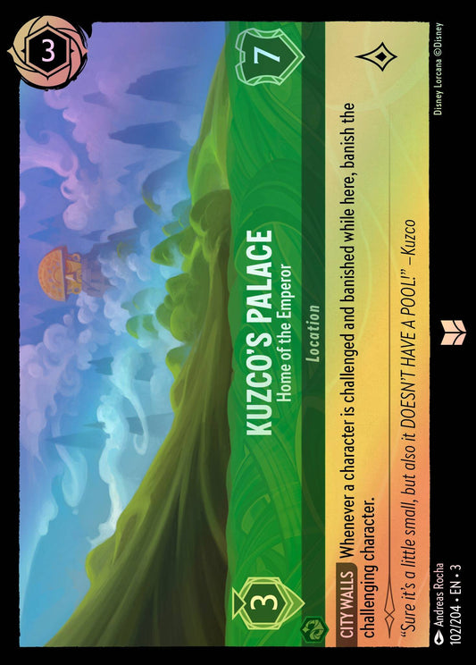 Kuzco's Palace, Home of the Emperor (3) #102 [EN/F]