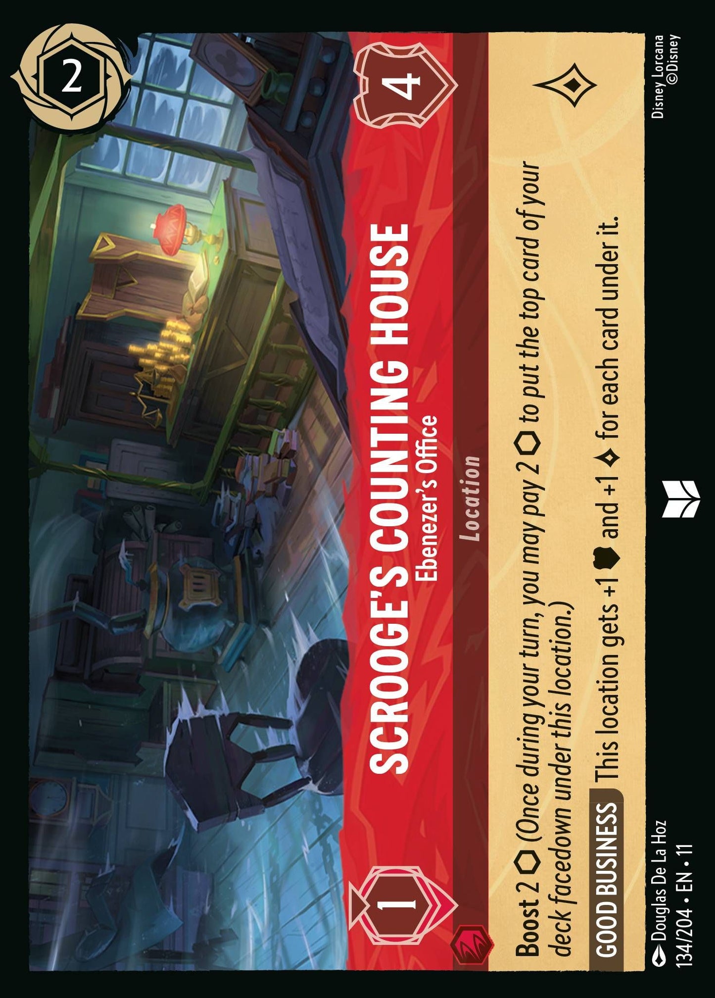 Scrooge's Counting House, Ebenezer's Office (11) #134 [EN/N]