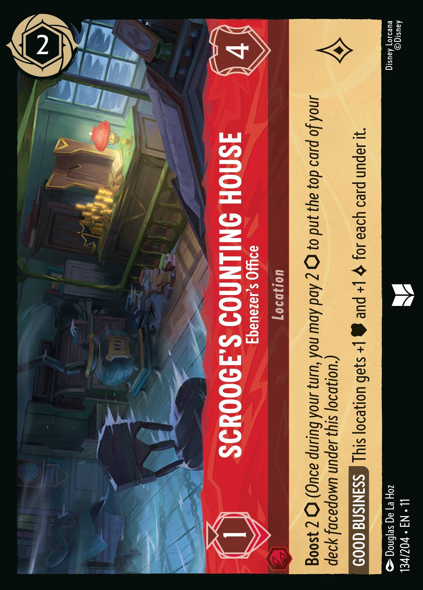Scrooge's Counting House, Ebenezer's Office (11) #134 [EN/N]