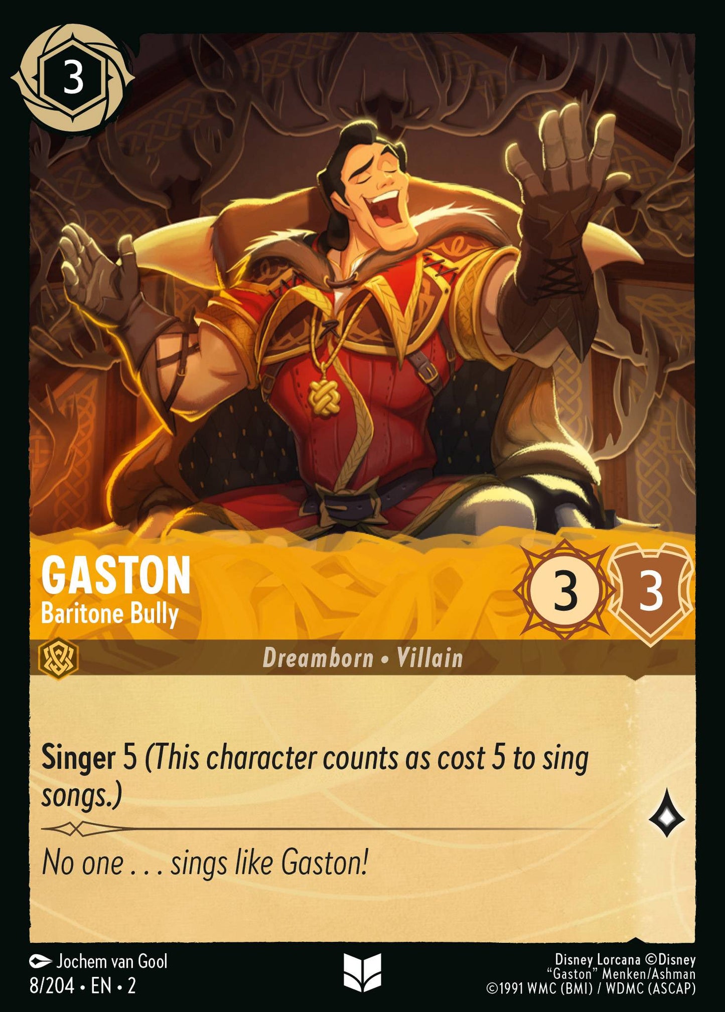 Gaston, Baritone Bully (2) #8 [EN/N] s/o