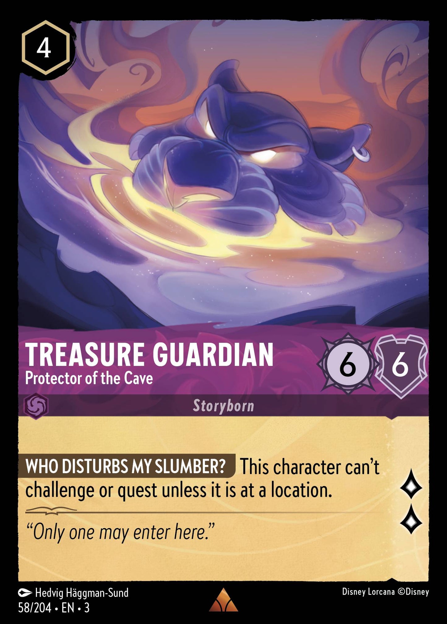 Treasure Guardian, Protector of the Cave (3) #58 [EN/N] s/o