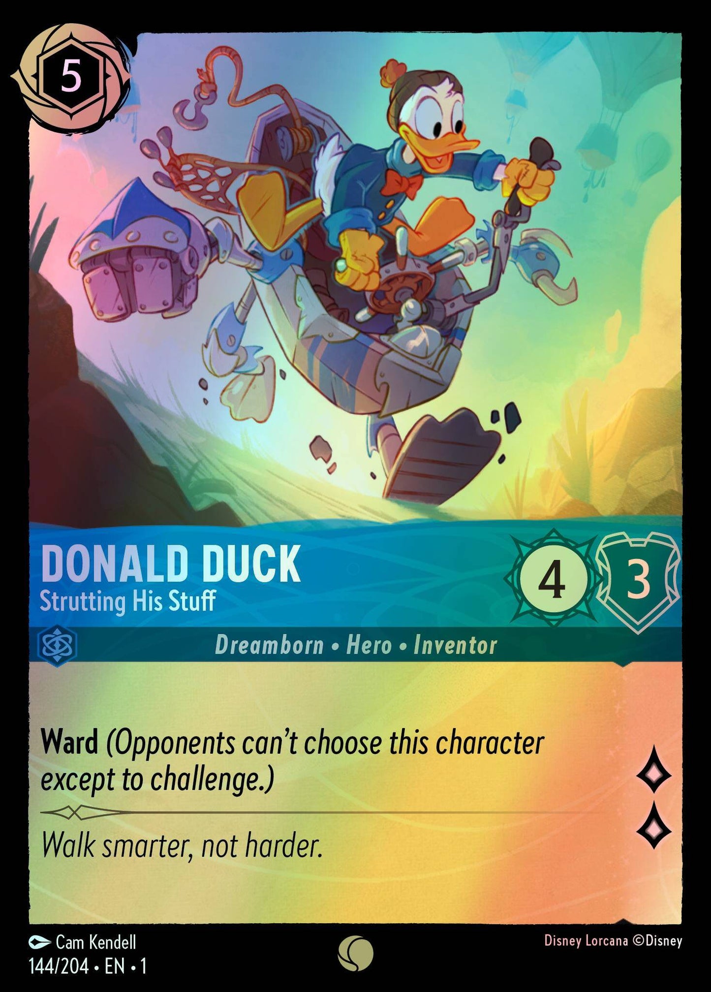 Donald Duck, Strutting His Stuff (1) #144 [EN/F] s/o