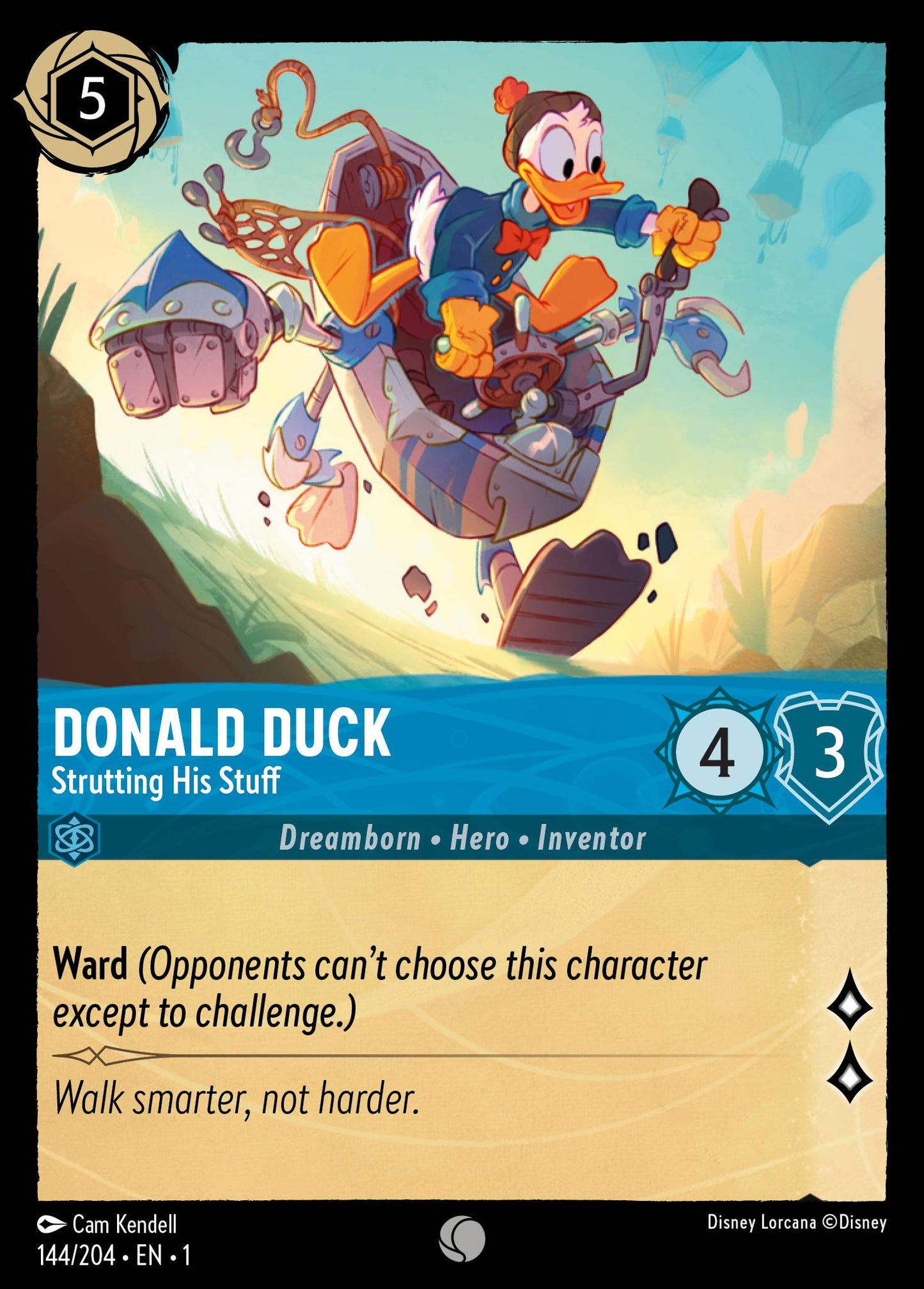 Donald Duck, Strutting His Stuff (1) #144 [EN/N] s/o