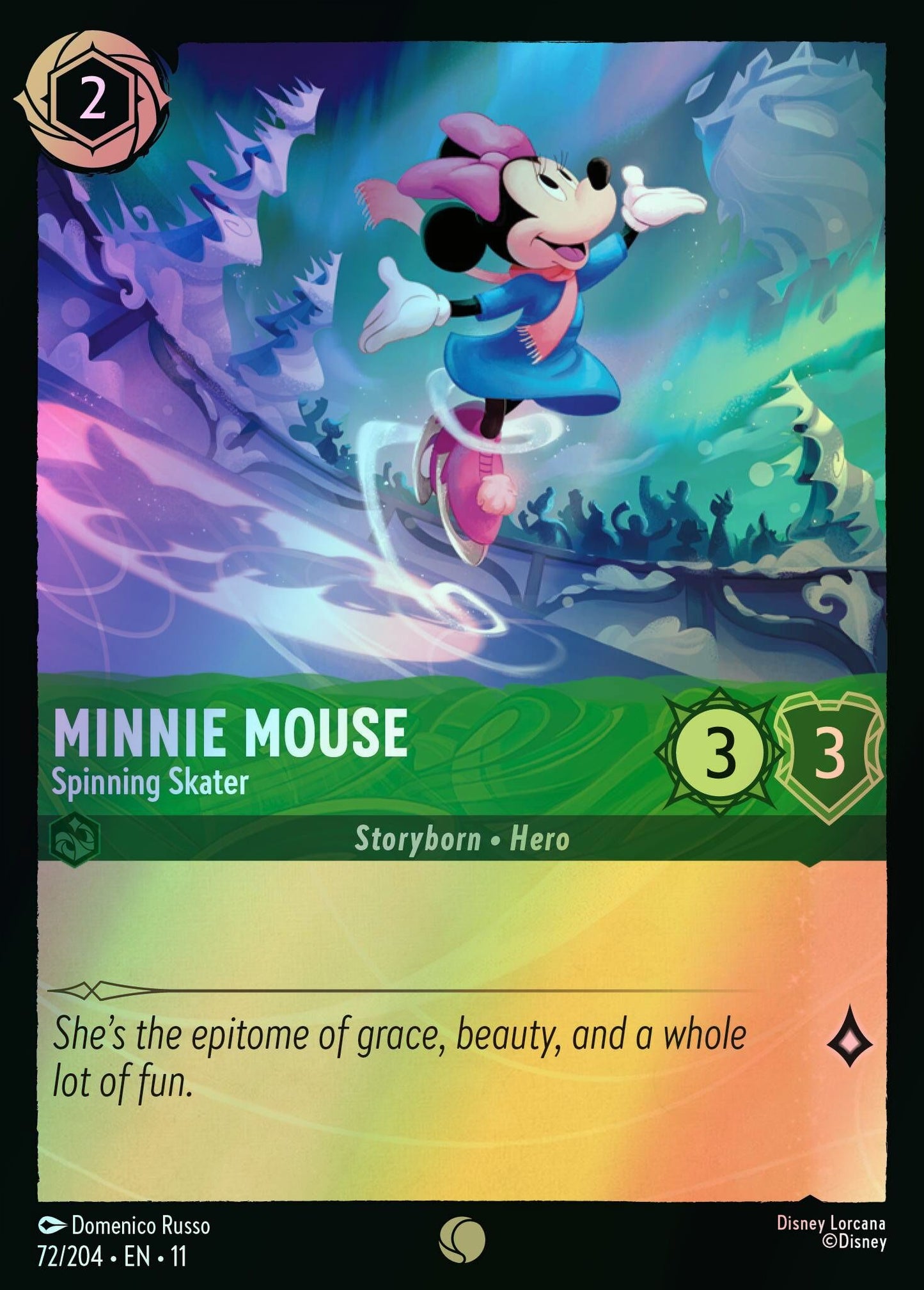 Minnie Mouse, Spinning Skater (11) #72 [EN/F]