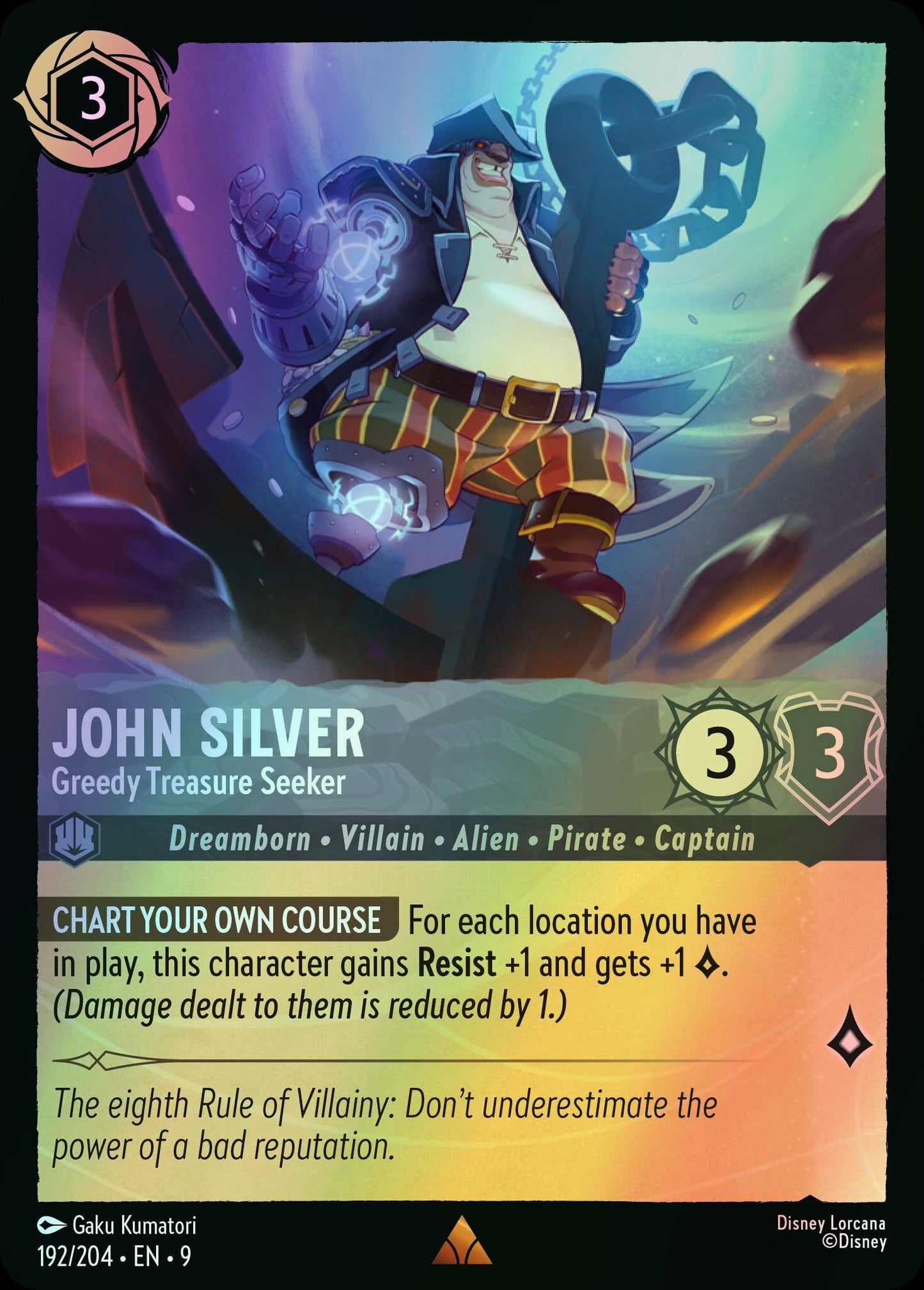 John Silver, Greedy Treasure Seeker (9) #192 [EN/F] s/o