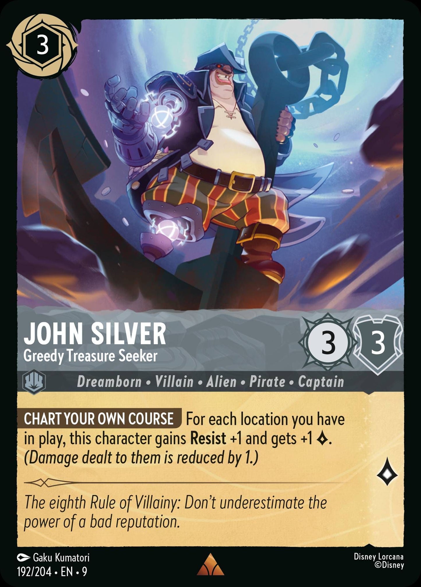 John Silver, Greedy Treasure Seeker (9) #192 [EN/N] s/o